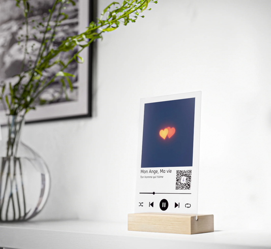 Plaque QR avec votre chanson